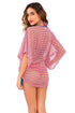 Luli Fama American Dream Cabana V-neck Dress